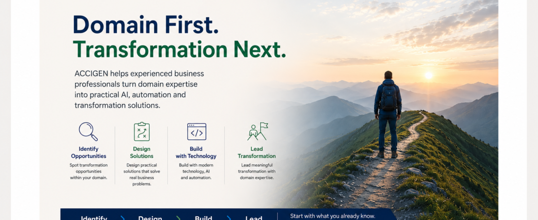 How 17 Years of Domain Experience Led Me to Build with AI — and Eventually to ACCIGEN